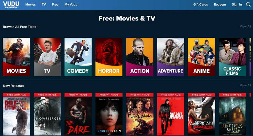 best-websites-to-watch-movies-for-free-Vudu-2